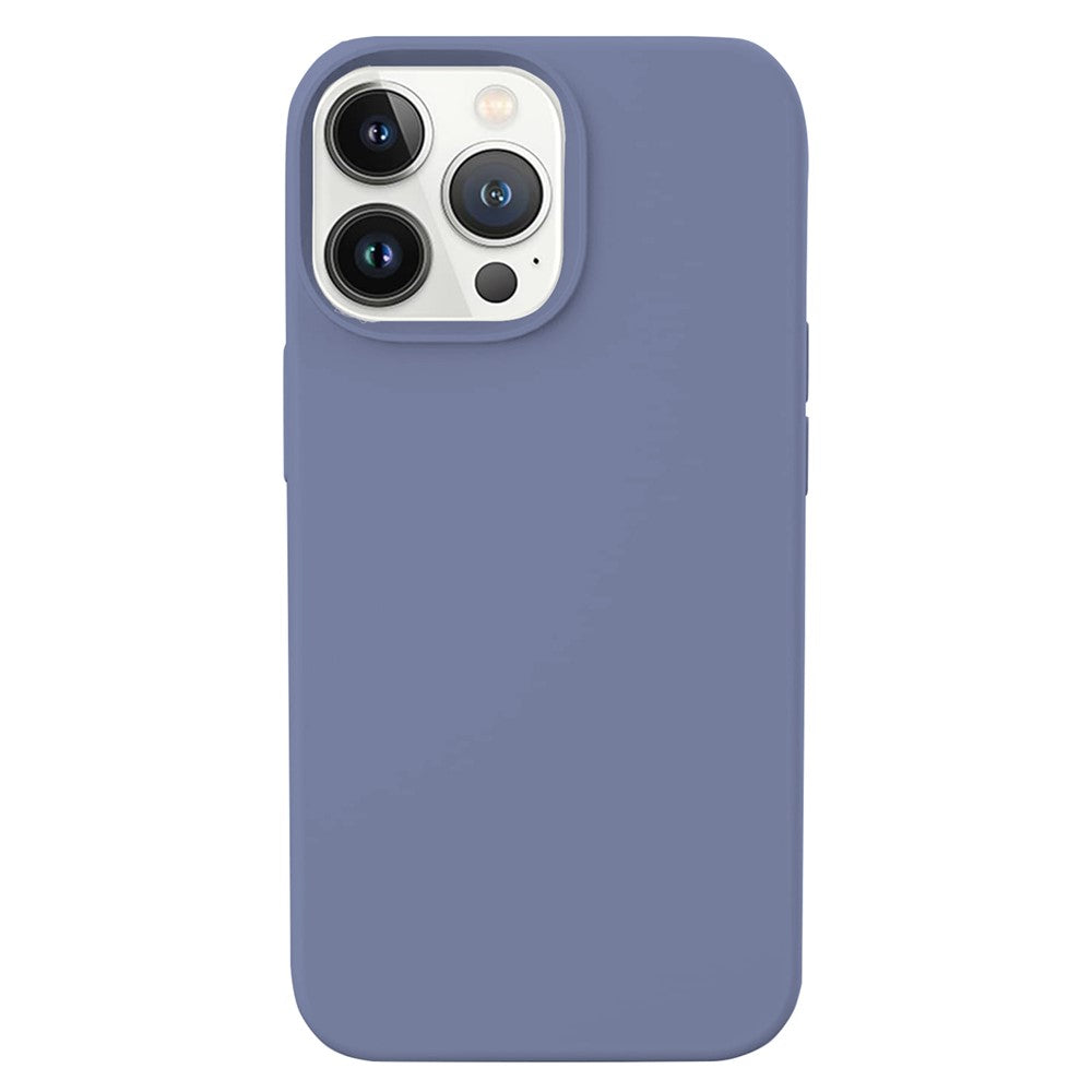 KALEBOL KLB-YTGJ001 For iPhone 14 Pro Case Solid Color Liquid Silicone+PC Phone Cover