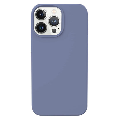 KALEBOL KLB-YTGJ001 For iPhone 14 Pro Case Solid Color Liquid Silicone+PC Phone Cover