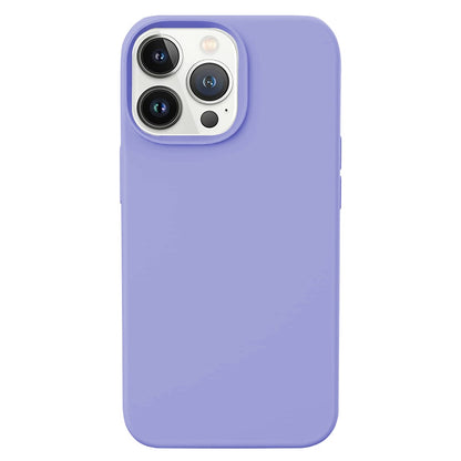 KALEBOL KLB-YTGJ001 For iPhone 14 Pro Case Solid Color Liquid Silicone+PC Phone Cover