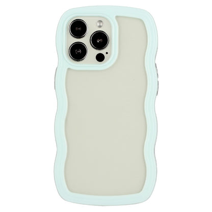 For iPhone 16 Pro Max Case Wavy Edge Design PC + TPU Shockproof Phone Cover