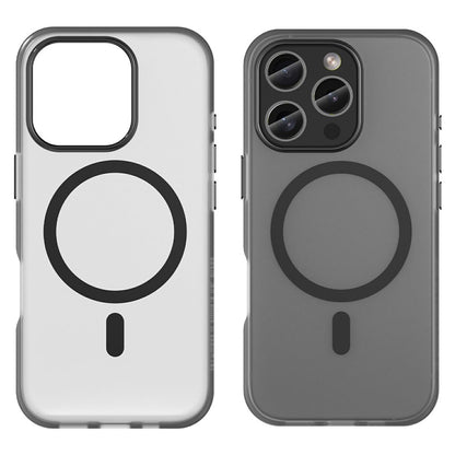 For iPhone 16 Pro Case Compatible with MagSafe TPU + PC Slim Matte Translucent Phone Cover