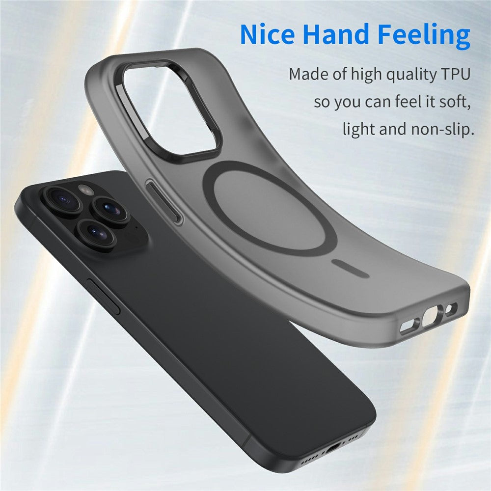 For iPhone 16 Pro Case Compatible with MagSafe TPU + PC Slim Matte Translucent Phone Cover