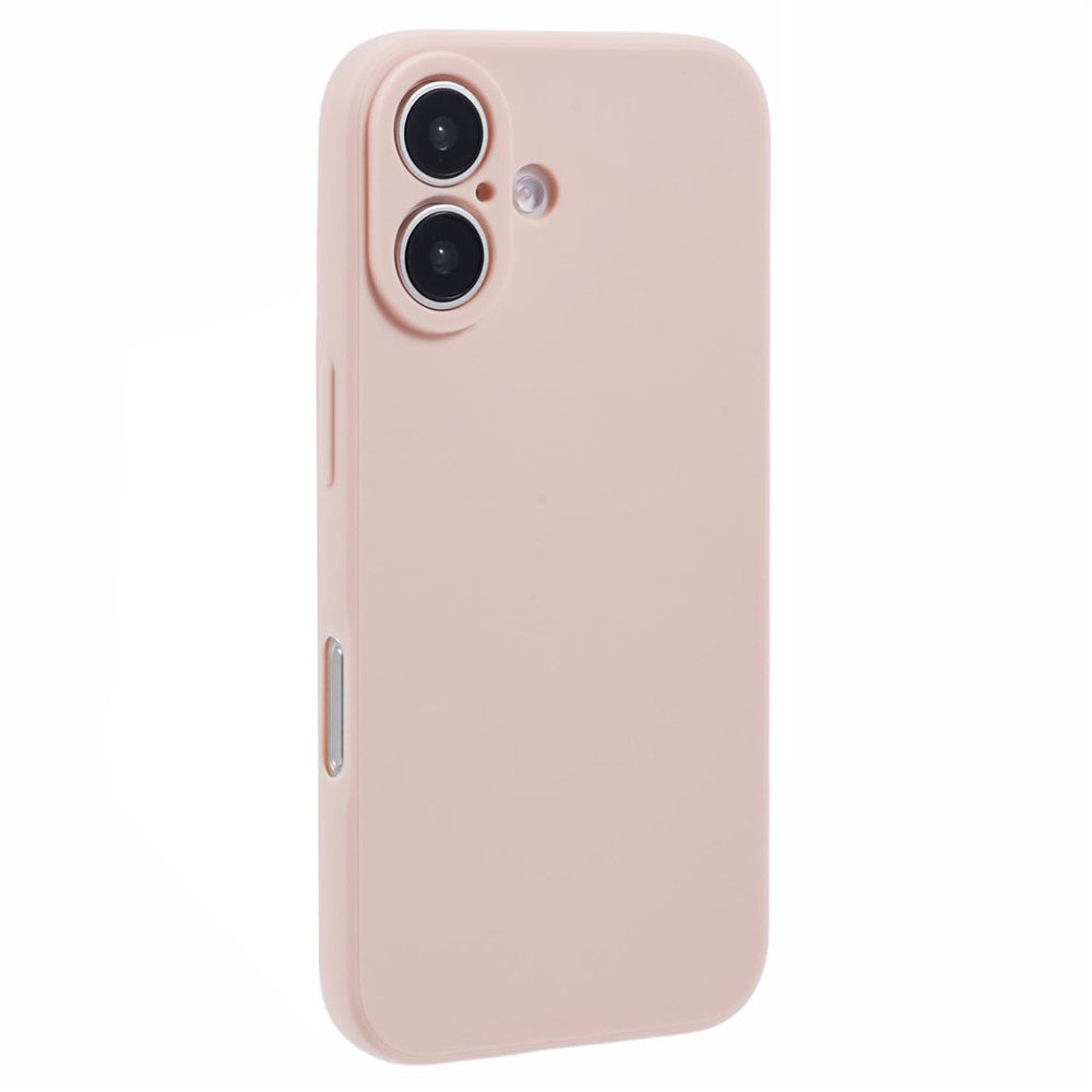 For iPhone 16 Case Precise Cut-Outs Straight Edge TPU Shockproof Phone Cover