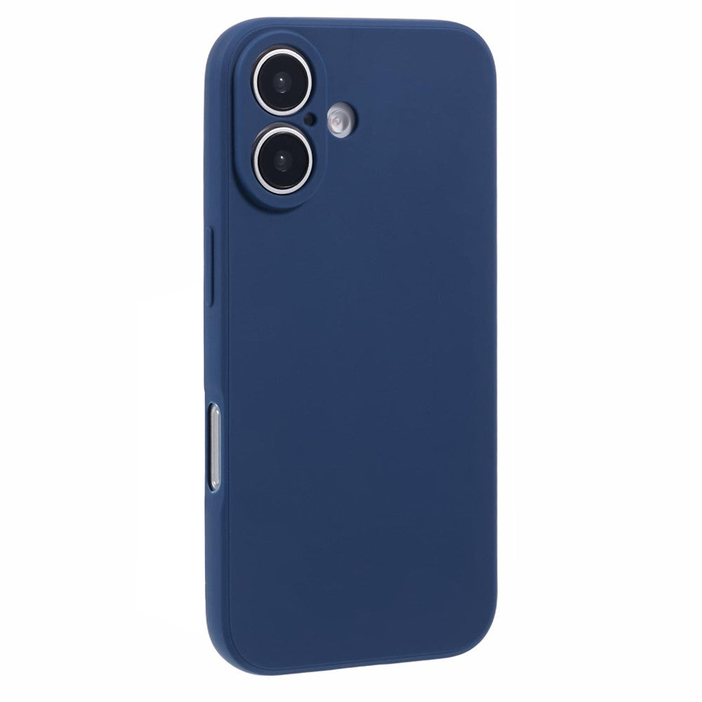 For iPhone 16 Case Precise Cut-Outs Straight Edge TPU Shockproof Phone Cover