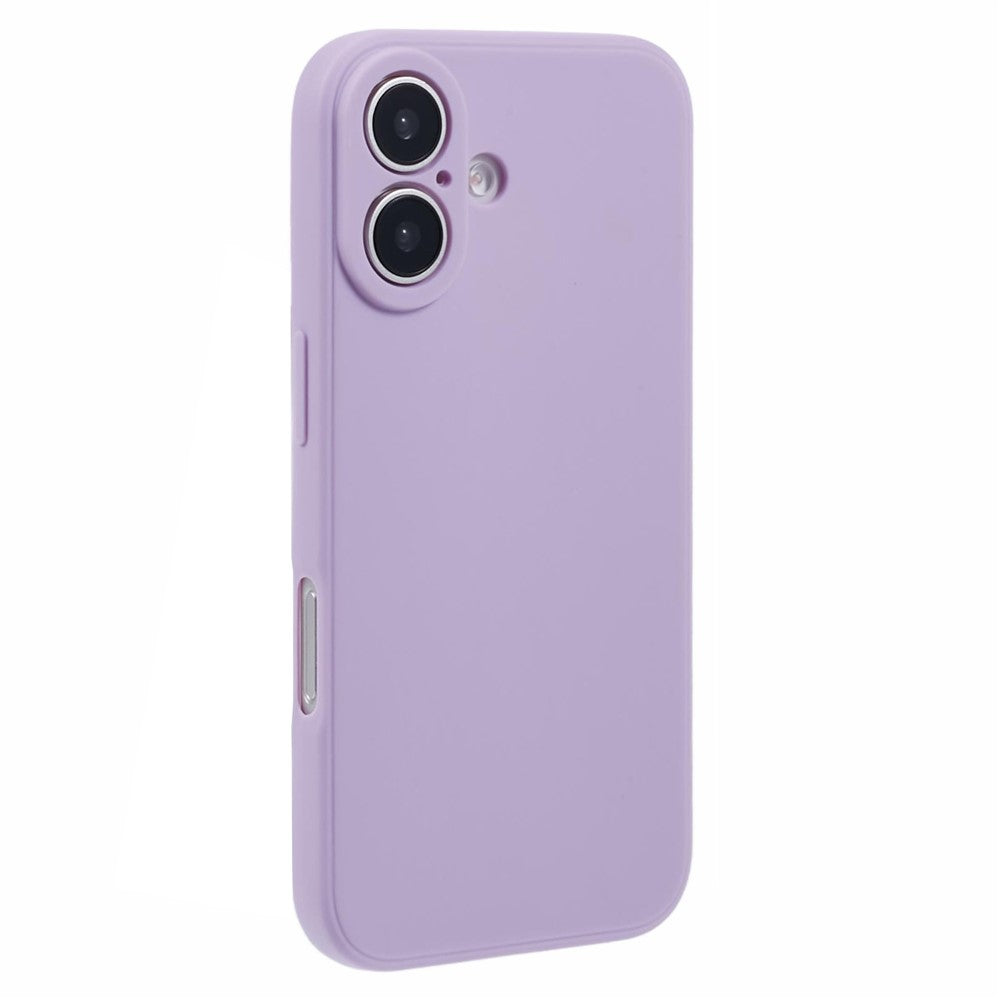 For iPhone 16 Case Precise Cut-Outs Straight Edge TPU Shockproof Phone Cover