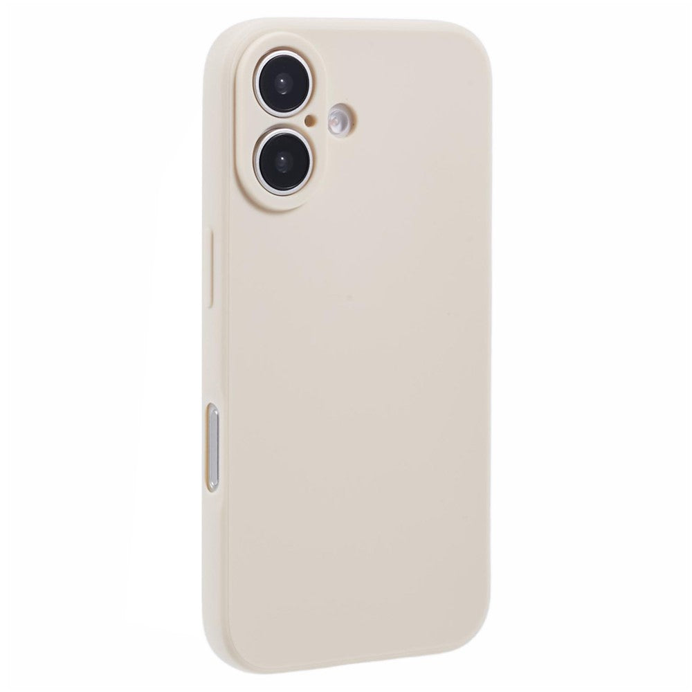 For iPhone 16 Case Precise Cut-Outs Straight Edge TPU Shockproof Phone Cover