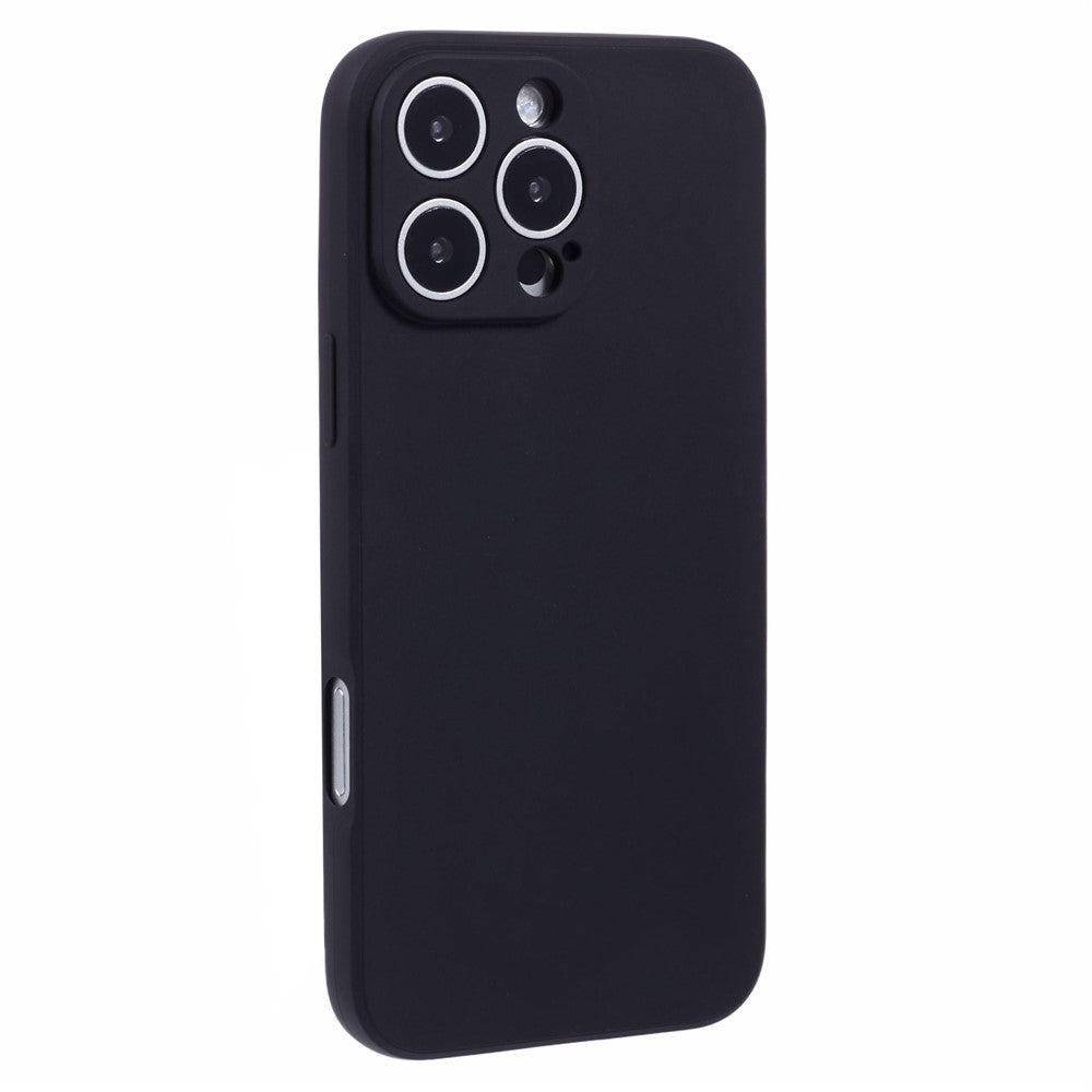 For iPhone 16 Pro Max Case Precise Cut-Outs Straight Edge TPU Shockproof Phone Cover