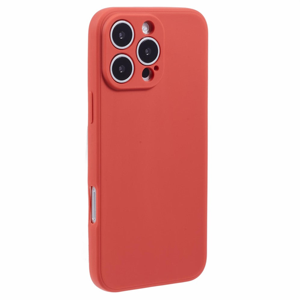 For iPhone 16 Pro Max Case Precise Cut-Outs Straight Edge TPU Shockproof Phone Cover