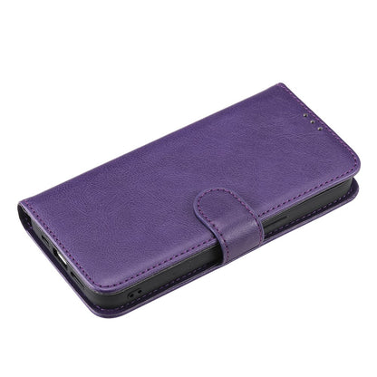 For iPhone 16 Case 2 in 1 Detachable Magnetic Leather Wallet Mobile Cover with Strap