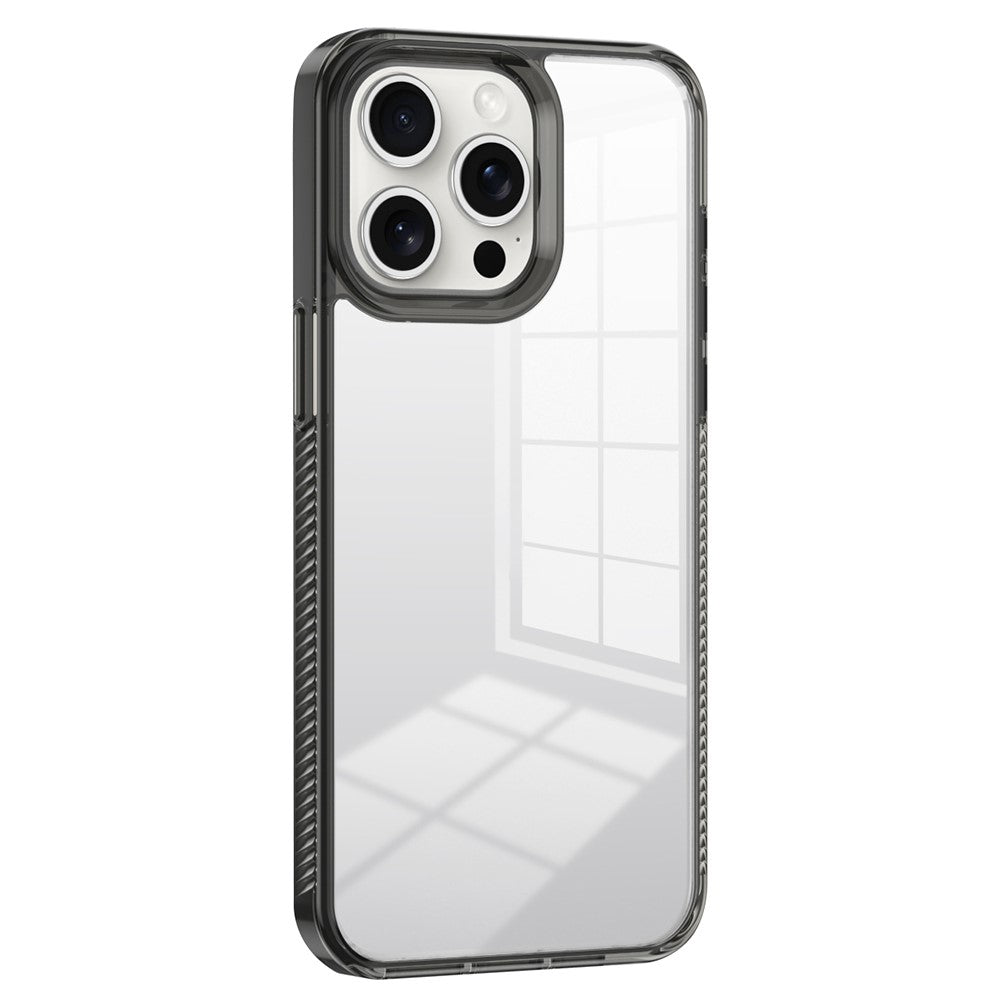 For iPhone 14 Pro Clear Phone Case TPU PC Anti-Slip Drop-Proof Back Cover