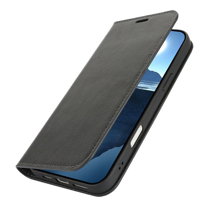For iPhone 16 Pro Max Case Crazy Horse Texture Split Leather Wallet Phone Cover
