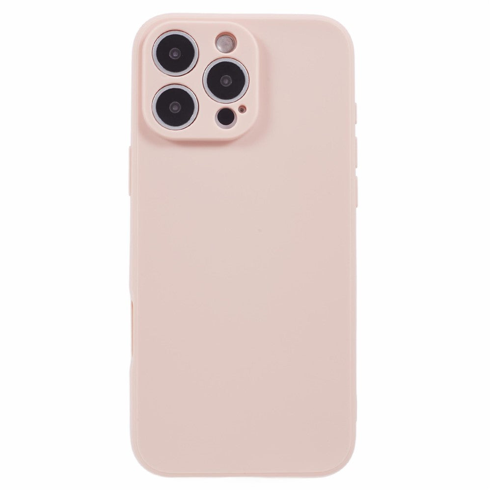 For iPhone 16 Pro Case Precise Cut-Outs Straight Edge TPU Shockproof Phone Cover