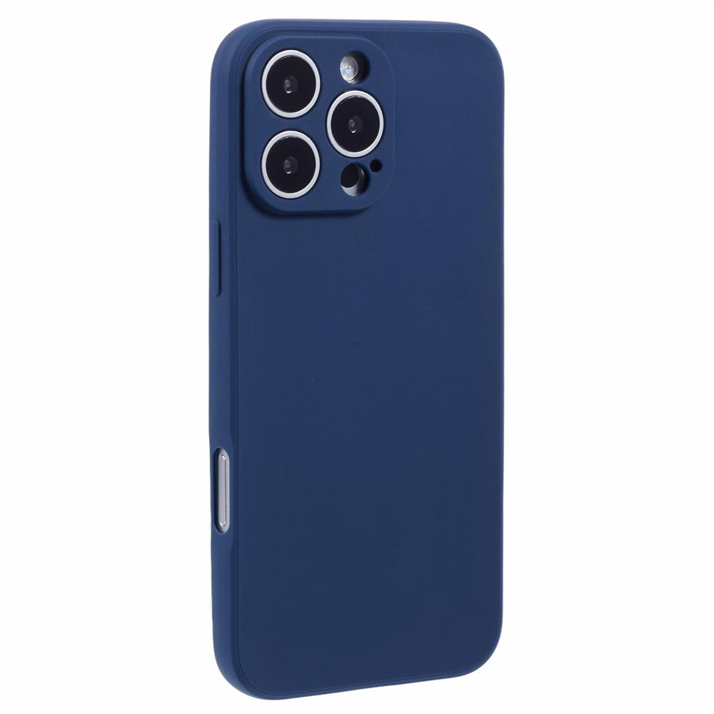 For iPhone 16 Pro Case Precise Cut-Outs Straight Edge TPU Shockproof Phone Cover