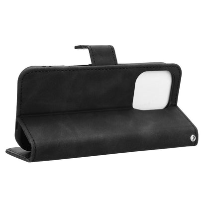 For iPhone 16 Pro Max Leather Case Skin-Feel Anti-Drop Wallet Flip Phone Cover