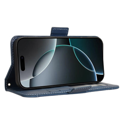 For iPhone 16 Pro Max Leather Case Phone Wallet Cover with Multiple Card Slots