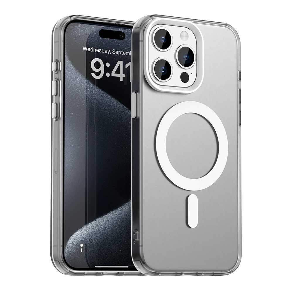 Candy Series For iPhone 15 Pro Max Case Compatible with MagSafe PC+TPU+PET Anti-Drop Phone Cover