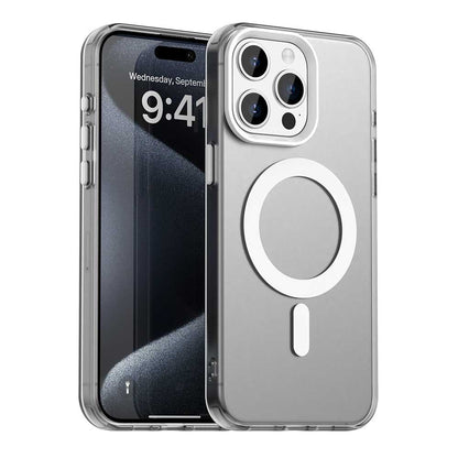 Candy Series For iPhone 15 Pro Max Case Compatible with MagSafe PC+TPU+PET Anti-Drop Phone Cover
