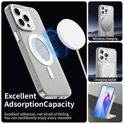 Candy Series For iPhone 15 Pro Max Case Compatible with MagSafe PC+TPU+PET Anti-Drop Phone Cover