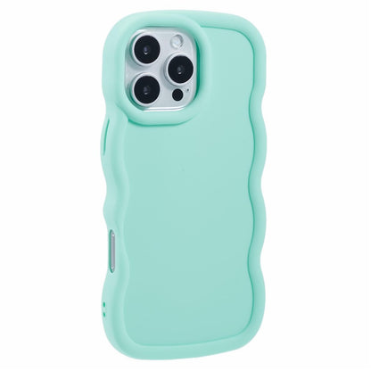 XL Series For iPhone 16 Pro Case TPU Protective Phone Cover Unique Curly Wave Frame