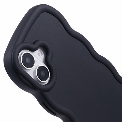 XL Series For iPhone 16 Case TPU Protective Phone Cover Unique Curly Wave Frame