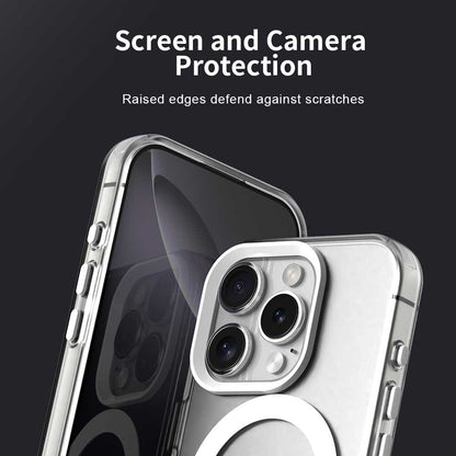 Candy Series For iPhone 16 Pro Case Compatible with MagSafe PC+TPU+PET Anti-Drop Phone Cover