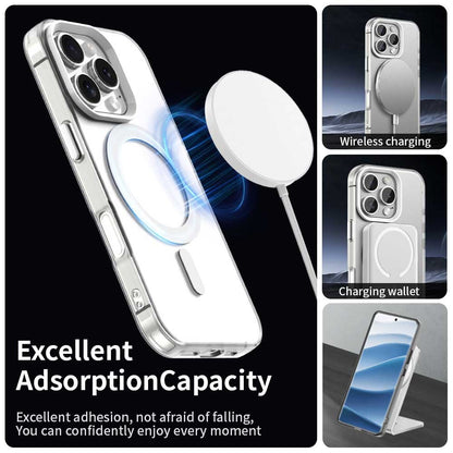 Candy Series For iPhone 16 Pro Max Case Compatible with MagSafe PC+TPU+PET Anti-Drop Phone Cover