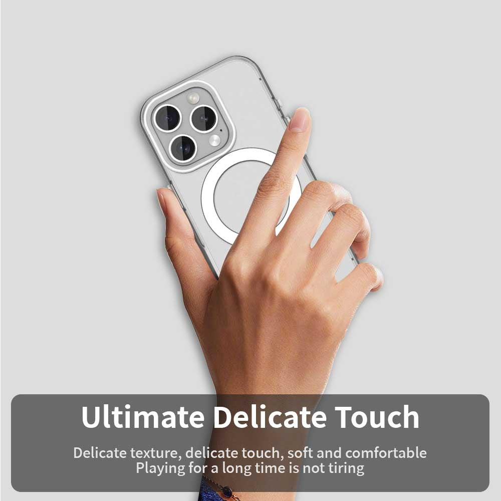 Candy Series For iPhone 16 Pro Max Case Compatible with MagSafe PC+TPU+PET Anti-Drop Phone Cover