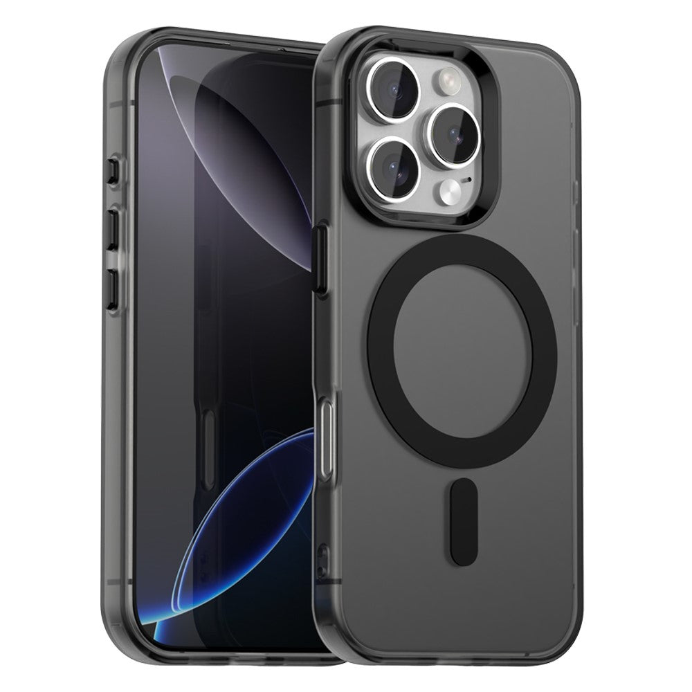 Candy Series For iPhone 16 Pro Max Case Compatible with MagSafe PC+TPU+PET Anti-Drop Phone Cover