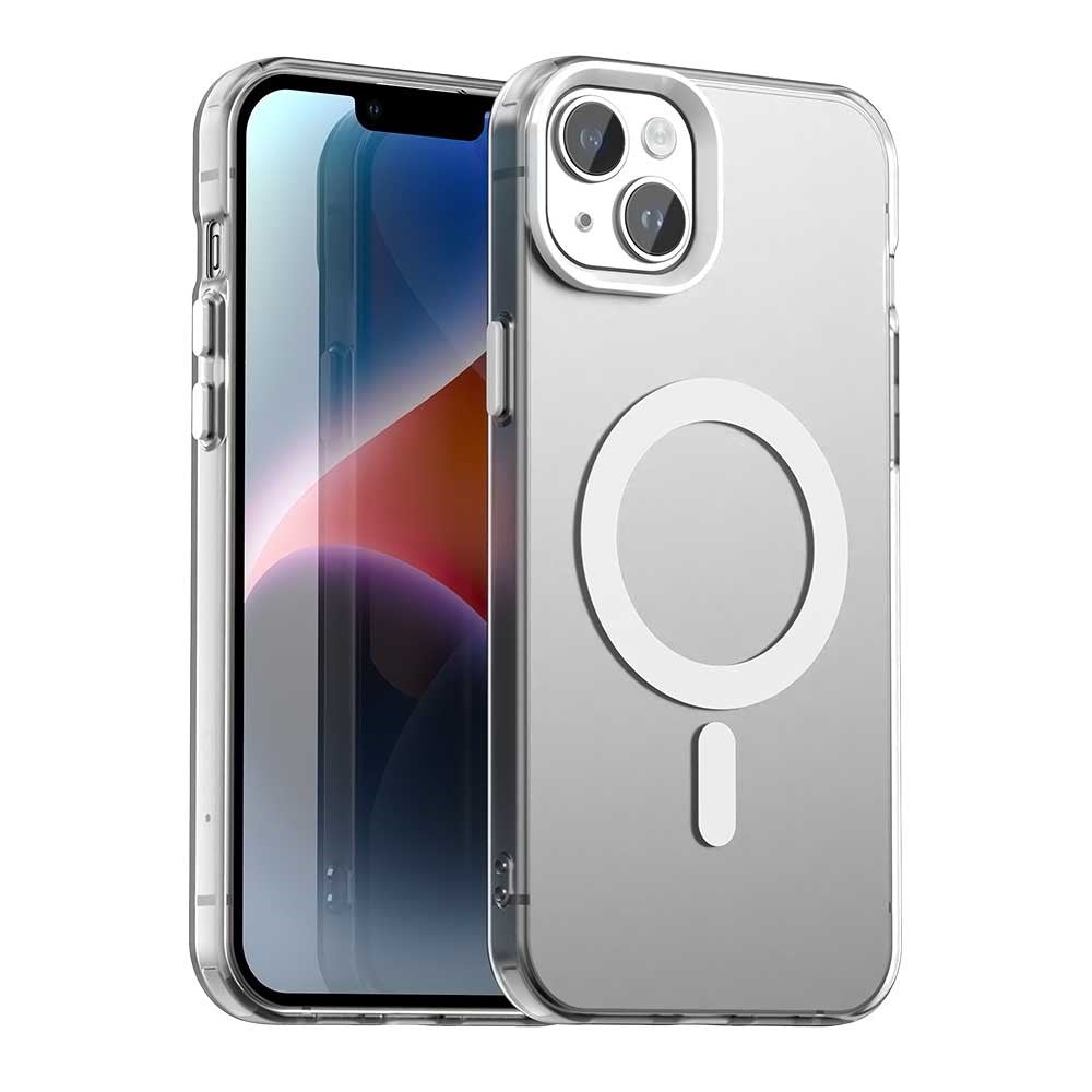 Candy Series For iPhone 14  /  13 Case Compatible with MagSafe PC+TPU+PET Anti-Drop Phone Cover