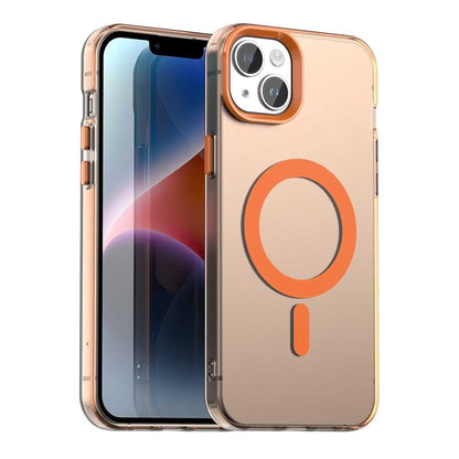 Candy Series For iPhone 14  /  13 Case Compatible with MagSafe PC+TPU+PET Anti-Drop Phone Cover