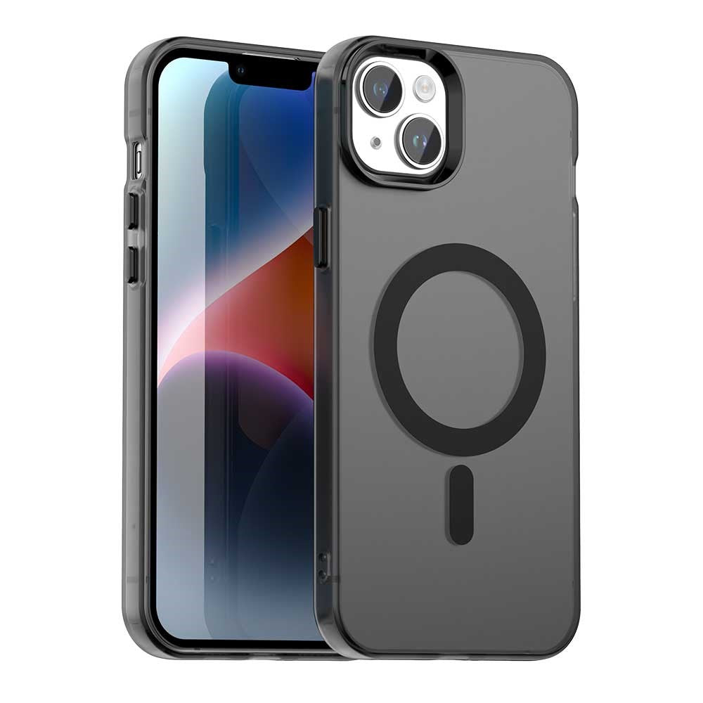 Candy Series For iPhone 14  /  13 Case Compatible with MagSafe PC+TPU+PET Anti-Drop Phone Cover