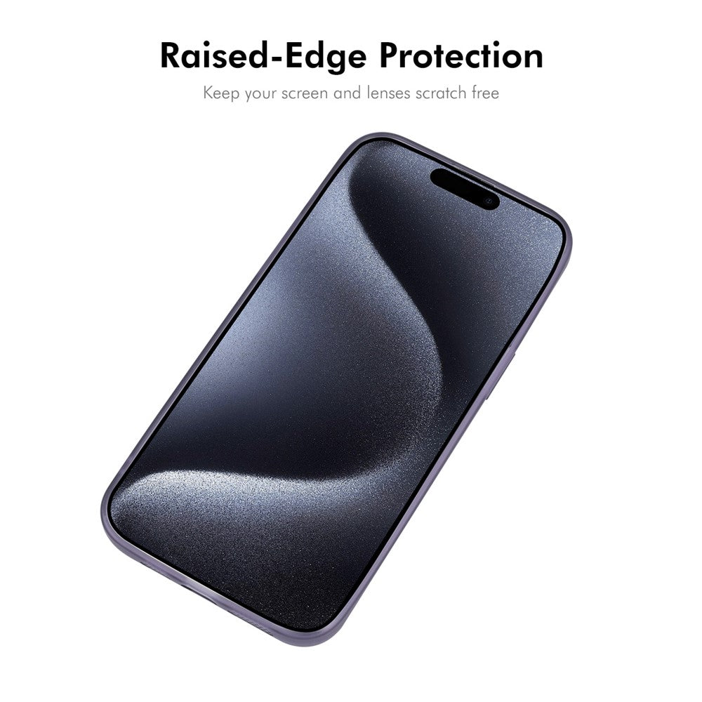 ENKAY HAT PRINCE For iPhone 14 Pro   Case Matte TPU Phone Cover with Lens Film + 9H Glass Protector