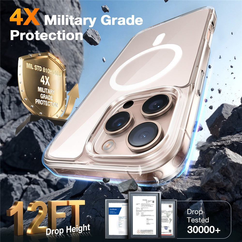 TORRAS Guardian-Mag Series For iPhone 16 Pro Case Compatible with MagSafe TPU Phone Cover