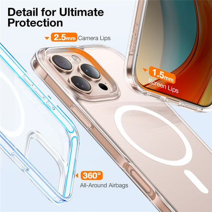 TORRAS Guardian-Mag Series For iPhone 16 Pro Case Compatible with MagSafe TPU Phone Cover