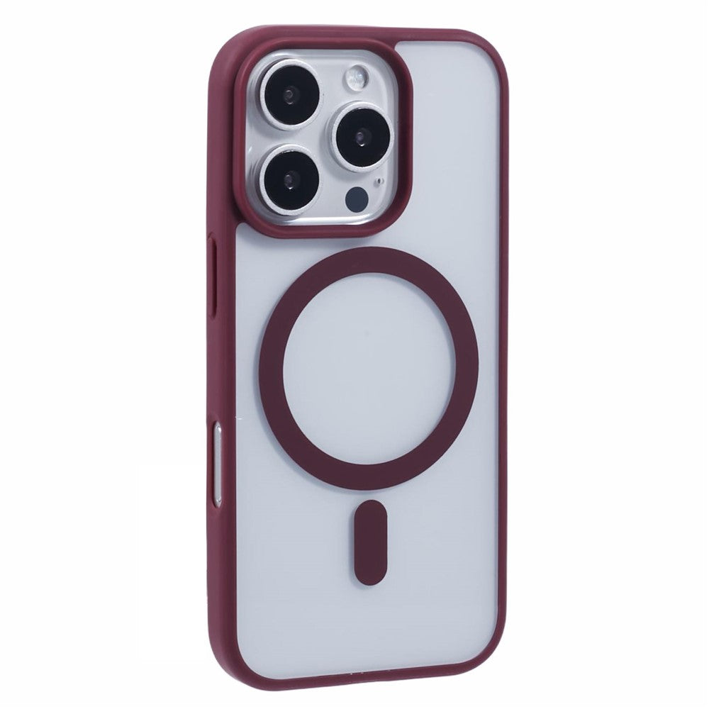 For iPhone 16 Pro Max Case Compatible with MagSafe Shockproof PC+TPU Clear Phone Cover