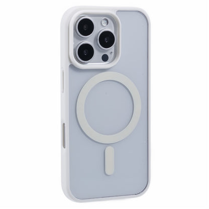 For iPhone 16 Pro Max Case Compatible with MagSafe Shockproof PC+TPU Clear Phone Cover
