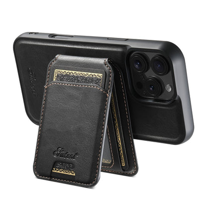 SUTENI H15 For iPhone 16 Pro Max Magnetic Case Detachable Card Holder Phone Cover