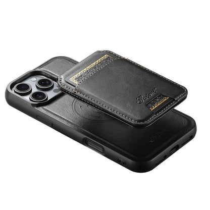 SUTENI H15 For iPhone 16 Pro Max Magnetic Case Detachable Card Holder Phone Cover