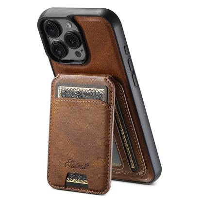 SUTENI H15 For iPhone 16 Pro Max Magnetic Case Detachable Card Holder Phone Cover