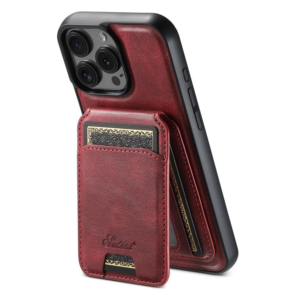 SUTENI H15 For iPhone 16 Pro Max Magnetic Case Detachable Card Holder Phone Cover