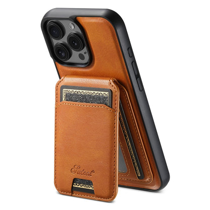 SUTENI H15 For iPhone 16 Pro Max Magnetic Case Detachable Card Holder Phone Cover