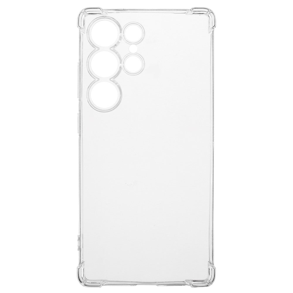 For Samsung Galaxy S25 Ultra Phone Case Reinforced Four Corner Anti-Drop Clear TPU Cover