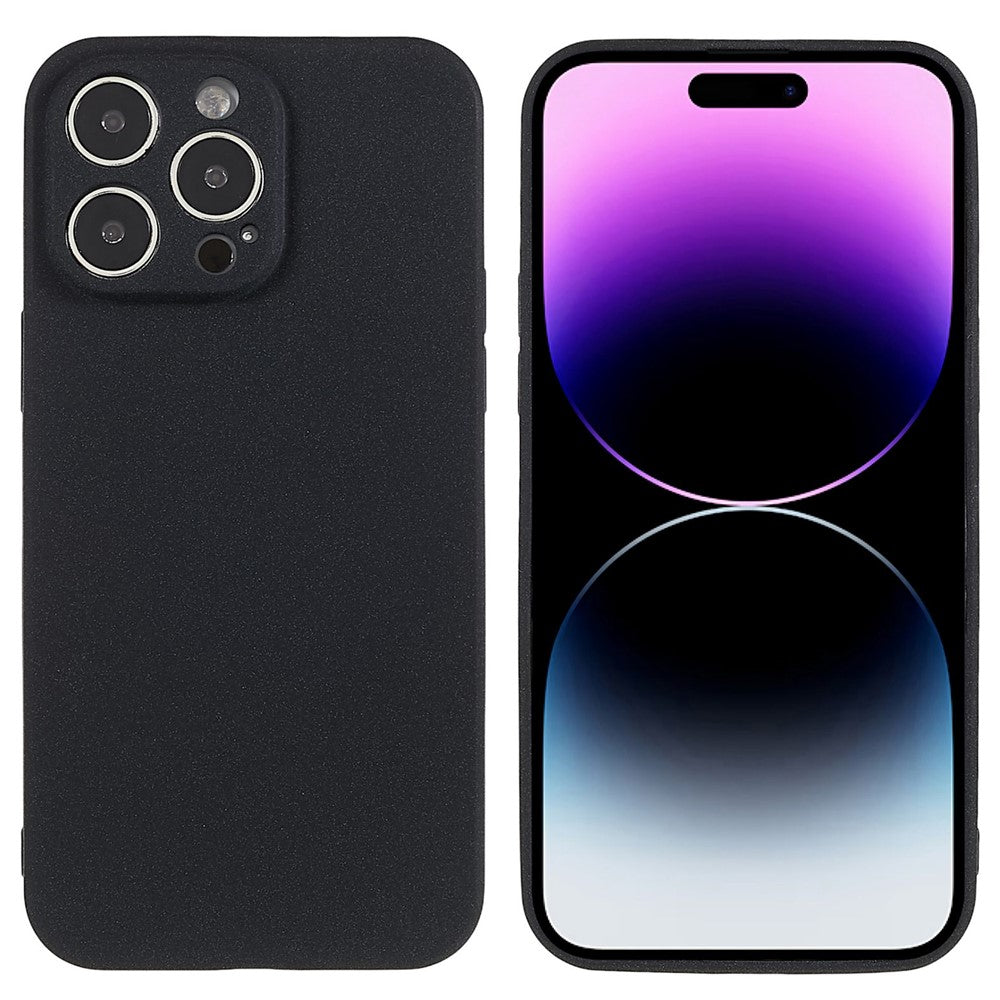 For iPhone 14 Pro Max Double-Sided Matte Anti-wear TPU Phone Case Anti-drop Anti-scratch Back Cover