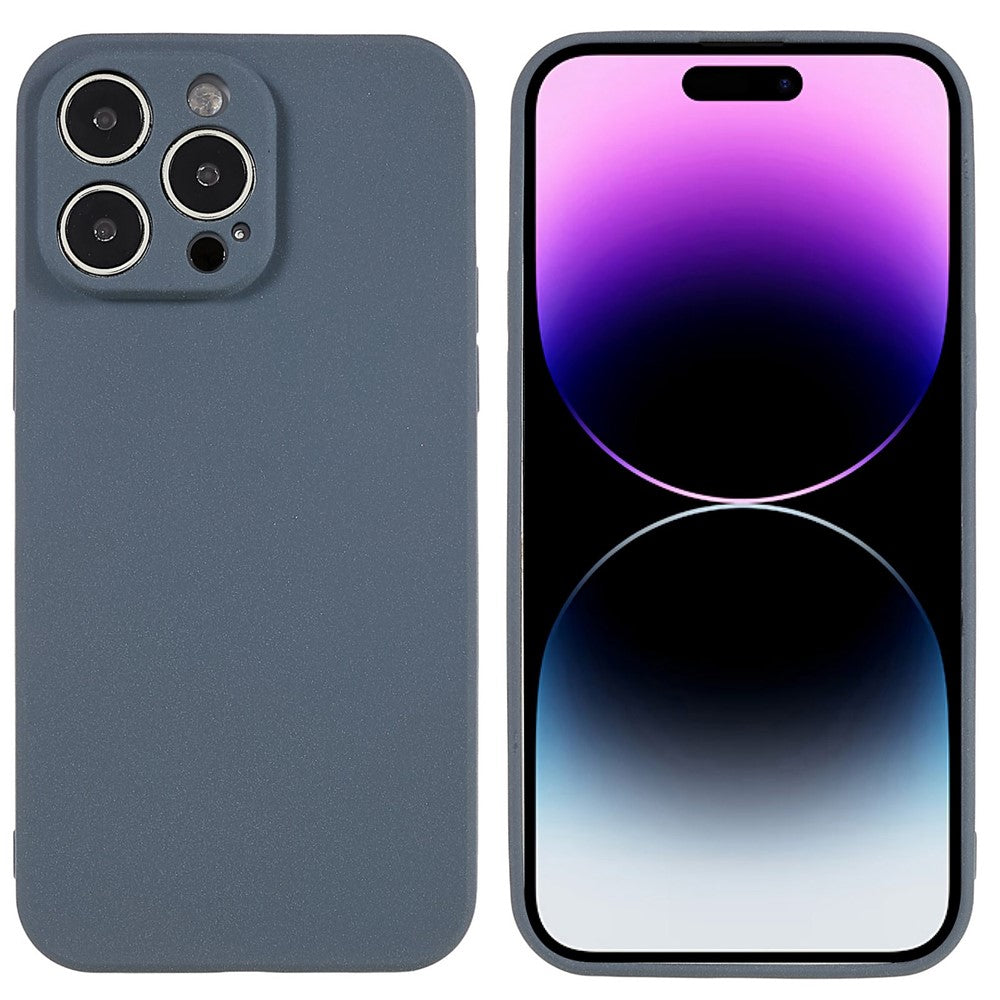 For iPhone 14 Pro Max Double-Sided Matte Anti-wear TPU Phone Case Anti-drop Anti-scratch Back Cover