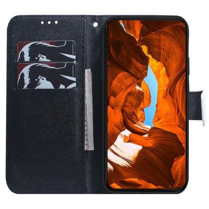 For Samsung Galaxy S25 Ultra Wallet Case Pattern Print Leather Phone Cover