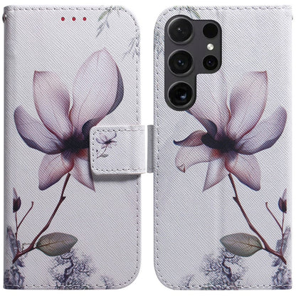 For Samsung Galaxy S25 Ultra Wallet Case Pattern Print Leather Phone Cover