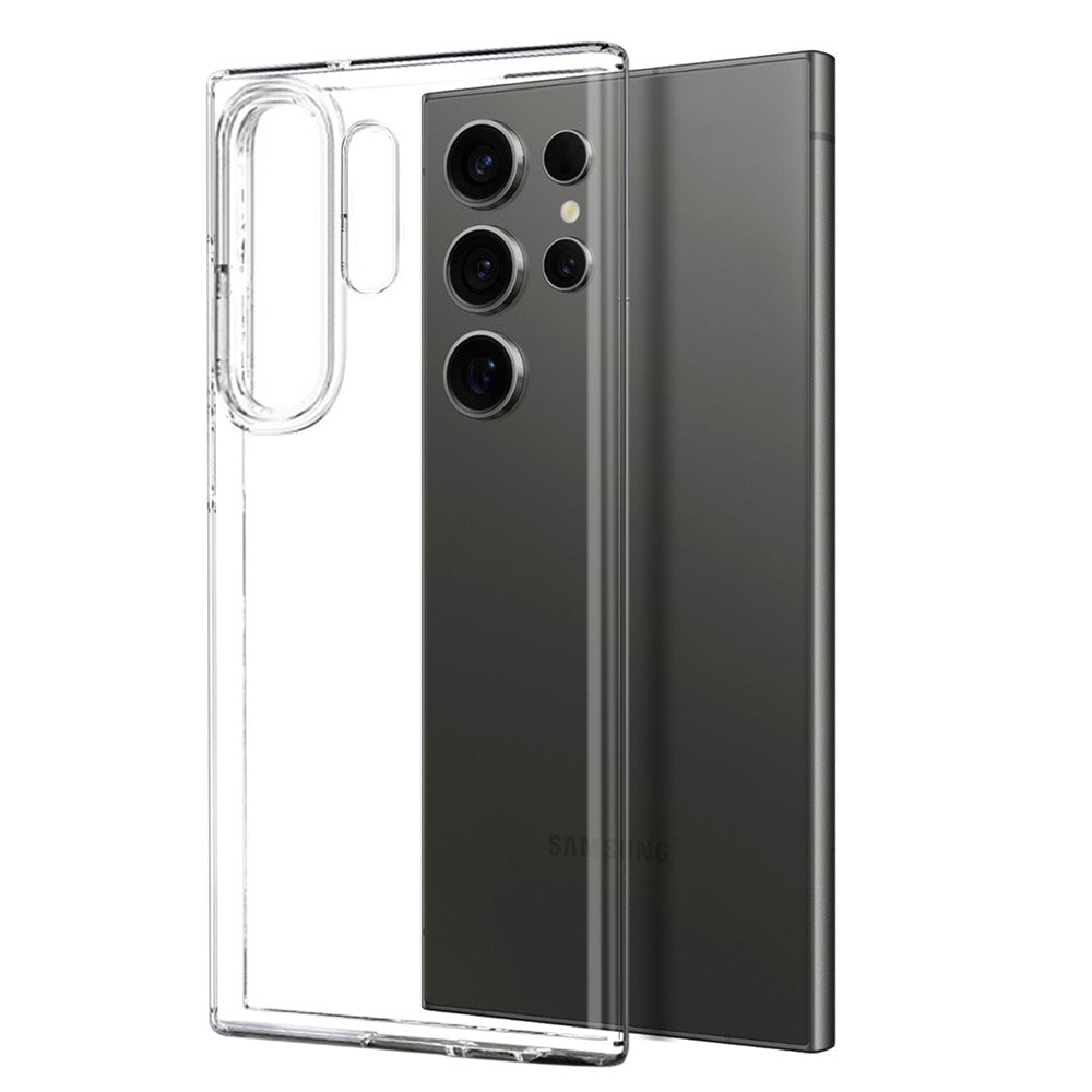 NORTHJO For Samsung Galaxy S25 Ultra TPU Phone Case+Tempered Glass Film (Support Fingerprint Unlock)