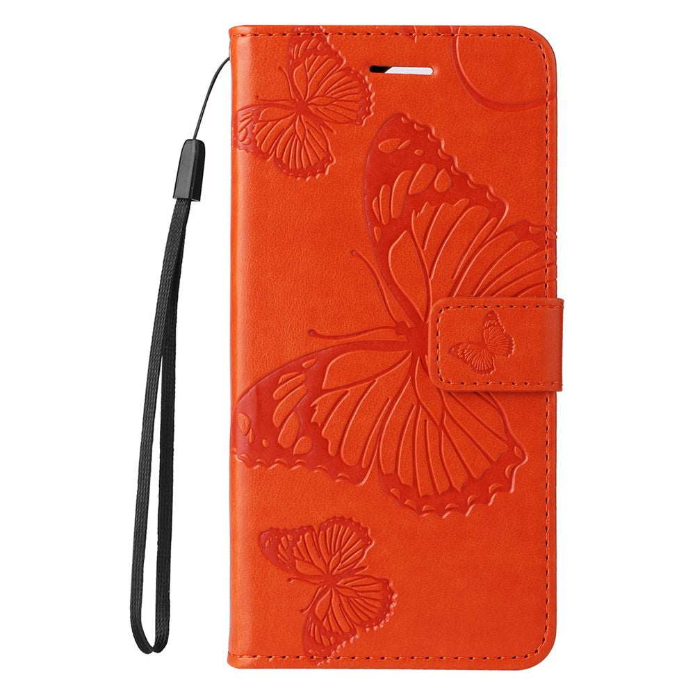 For Samsung Galaxy S25 Ultra Wallet Case Floral Butterfly Imprinted Leather Phone Cover Stand