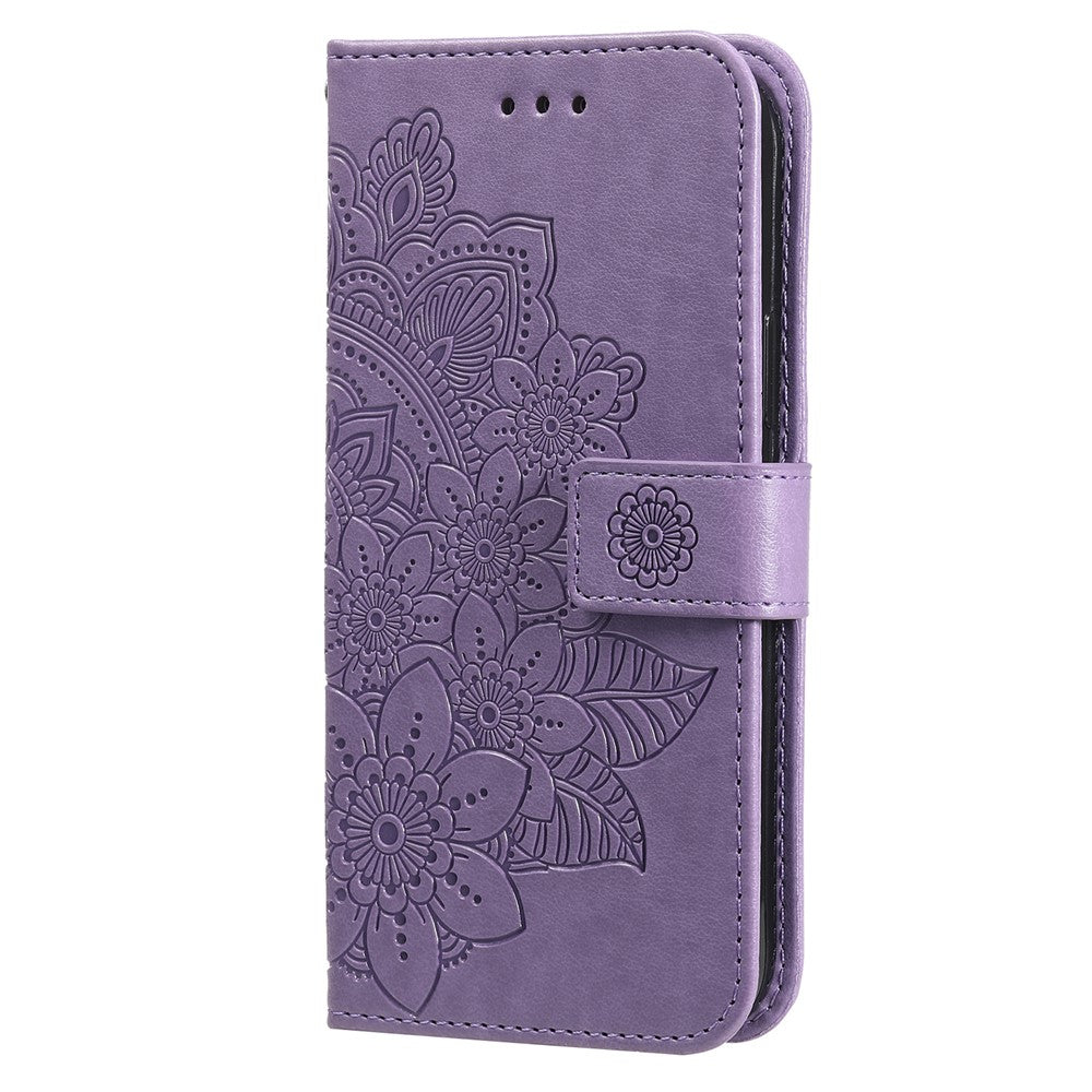 For Samsung Galaxy S25 Ultra Case Floral Pattern PU Leather Wallet Stand Phone Cover