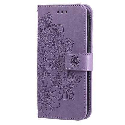 For Samsung Galaxy S25 Ultra Case Floral Pattern PU Leather Wallet Stand Phone Cover